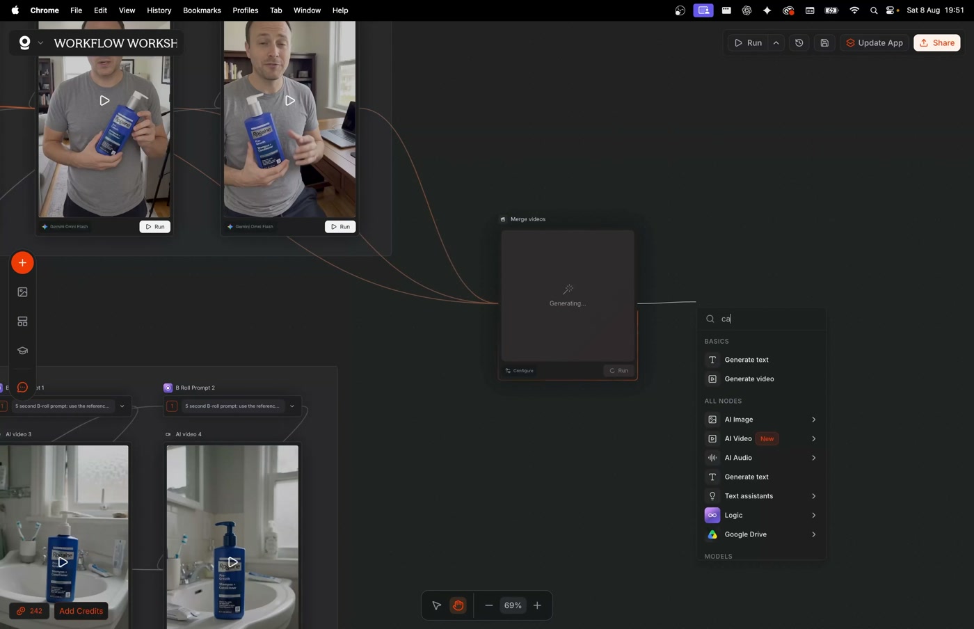 Merge Videos connected to Zapcap Subtitles