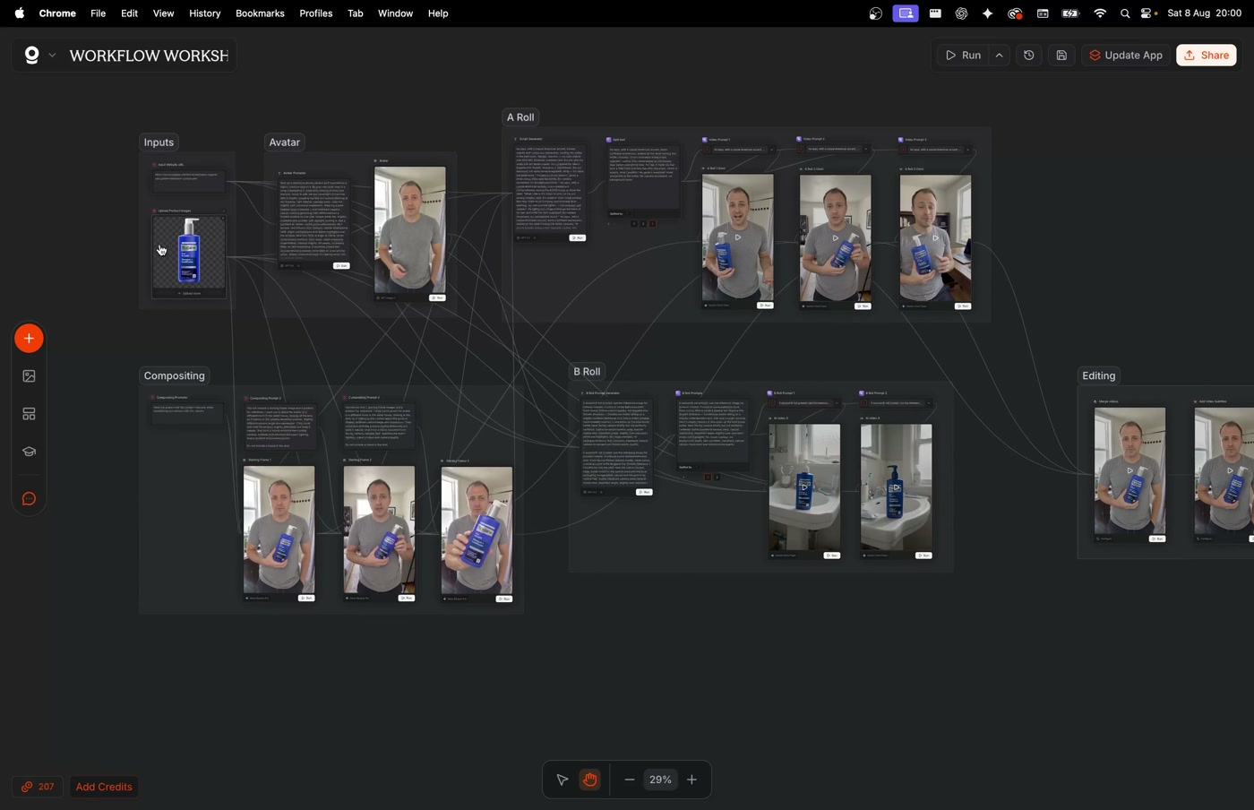 The complete male hair-product workflow in Pletor